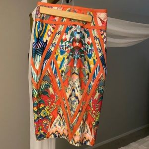 Akira bodycon midi skirt